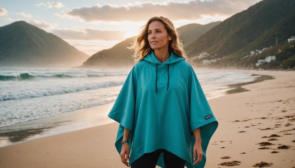 Top 5 ponchos de surf pour femmes : combinez style et confort